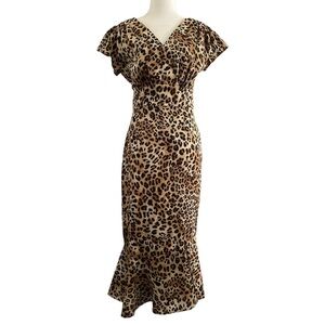 Y2K vintage Stop Staring! Alicia Estrada collab Pinup cheetah dress